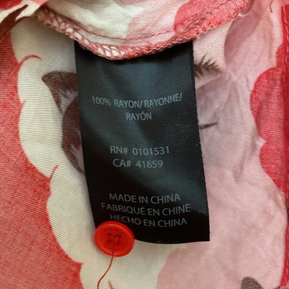 3 for $25! Coca Cola Button Down Hawaiian Shirt Pink and Red Palm Trees Mens SM - Picture 7 of 7